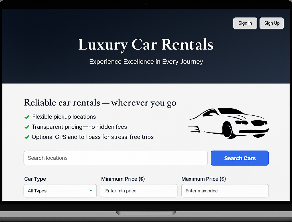 Car Rental System